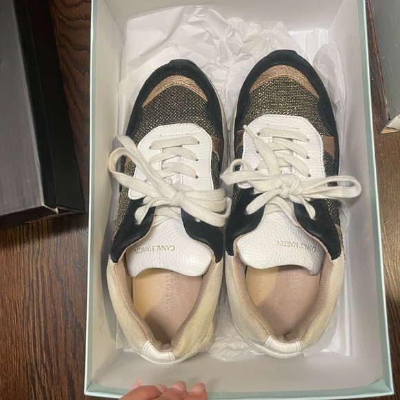 Canal St. Martin Sneakers Black and Gold - Picture 5 of 5